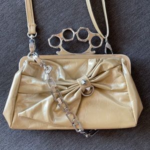 Firetrap UK gold purse with elegant claw handle